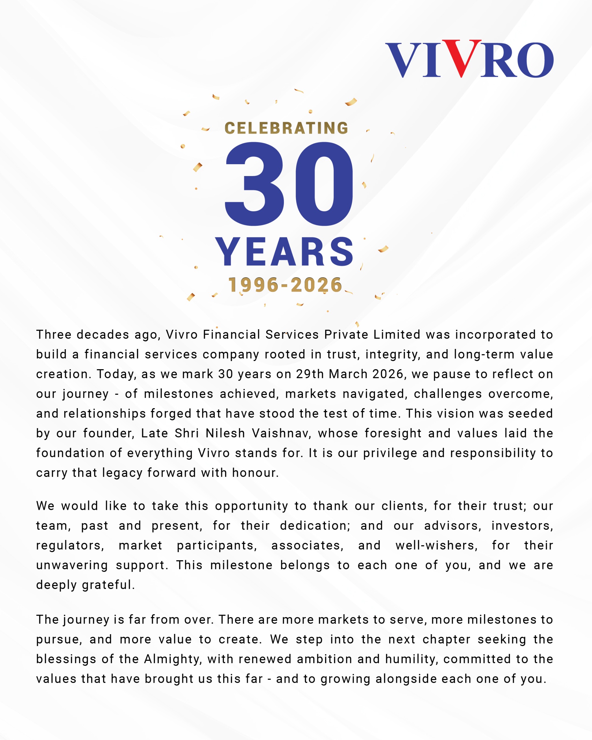 30 Years